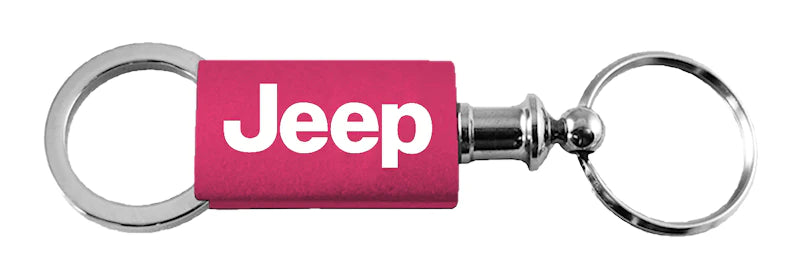 Jeep Anodized Aluminum Valet Key Chain Fob - Official Licensed