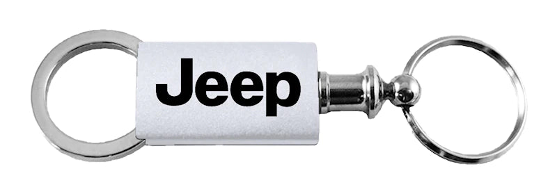 Jeep Anodized Aluminum Valet Key Chain Fob - Official Licensed