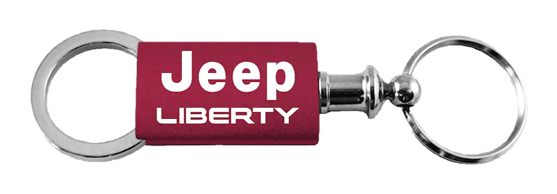 Jeep Liberty Anodized Aluminum Valet Key Chain Fob - Official Licensed