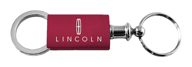 Lincoln Anodized Aluminum Valet Key Chain Fob - Official Licensed