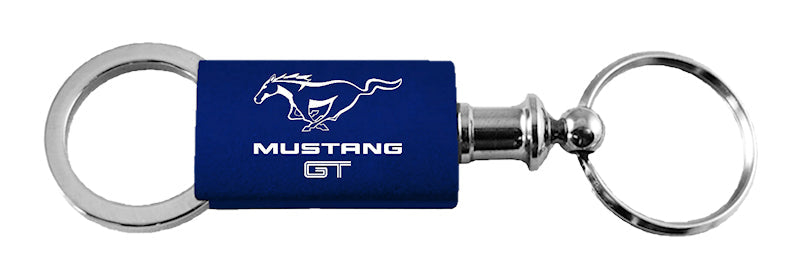 Ford Mustang GT Anodized Aluminum Valet Key Chain Fob - Official Licensed
