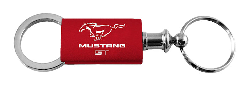 Ford Mustang GT Anodized Aluminum Valet Key Chain Fob - Official Licensed