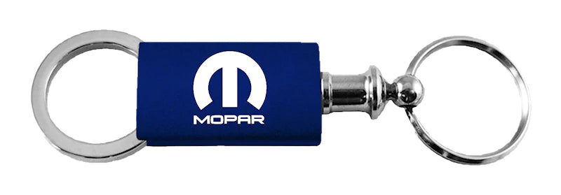 Mopar Anodized Aluminum Valet Key Chain Fob - Official Licensed