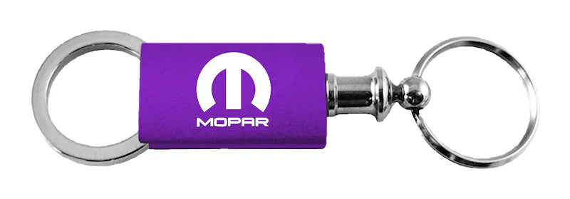 Mopar Anodized Aluminum Valet Key Chain Fob - Official Licensed