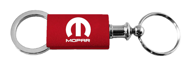 Mopar Anodized Aluminum Valet Key Chain Fob - Official Licensed