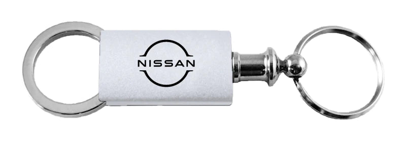 Nissan Logo Anodized Aluminum Valet Key Chain Fob - Official Licensed