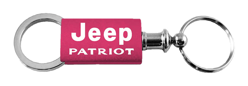 Jeep Patriot Anodized Aluminum Valet Key Chain Fob - Official Licensed