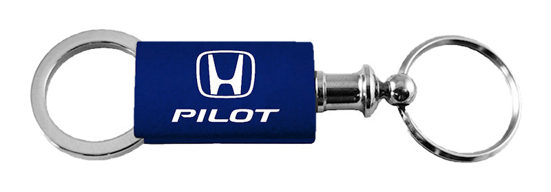 Honda Pilot Anodized Aluminum Valet Key Chain Fob - Official Licensed