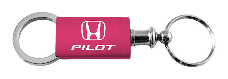 Honda Pilot Anodized Aluminum Valet Key Chain Fob - Official Licensed
