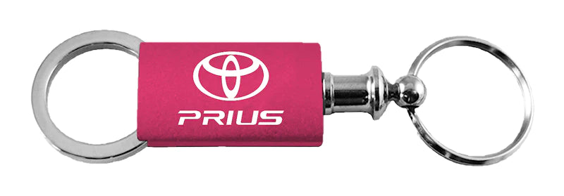 Toyota Prius Anodized Aluminum Valet Key Chain Fob - Official Licensed