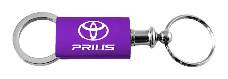 Toyota Prius Anodized Aluminum Valet Key Chain Fob - Official Licensed
