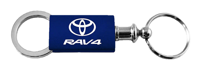 Toyota RAV4 Anodized Aluminum Valet Key Chain Fob - Official Licensed