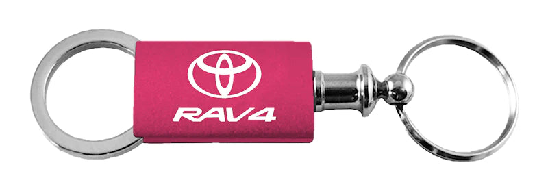 Toyota RAV4 Anodized Aluminum Valet Key Chain Fob - Official Licensed