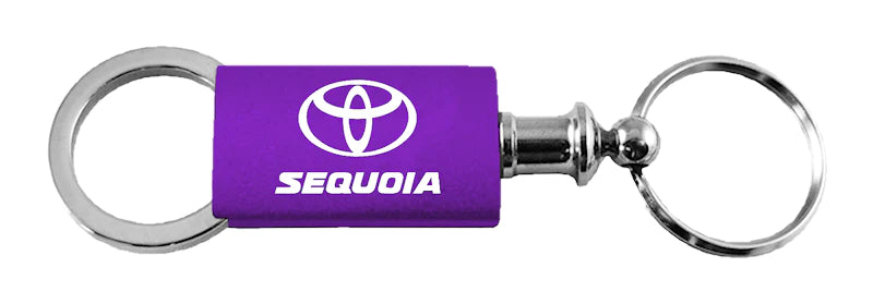 Toyota Sequoia Anodized Aluminum Valet Key Chain Fob - Official Licensed