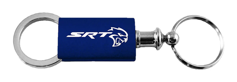 Dodge SRT Hellcat Anodized Aluminum Valet Key Chain Fob - Official Licensed
