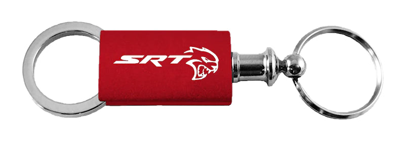 Dodge SRT Hellcat Anodized Aluminum Valet Key Chain Fob - Official Licensed