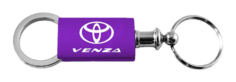 Toyota Venza Anodized Aluminum Valet Key Chain Fob - Official Licensed