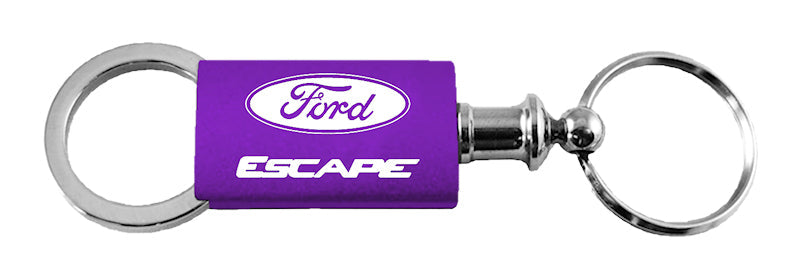 Ford Escape Anodized Aluminum Valet Key Chain Fob - Official Licensed