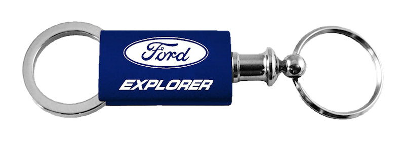 Ford Explorer Anodized Aluminum Valet Key Chain Fob - Official Licensed