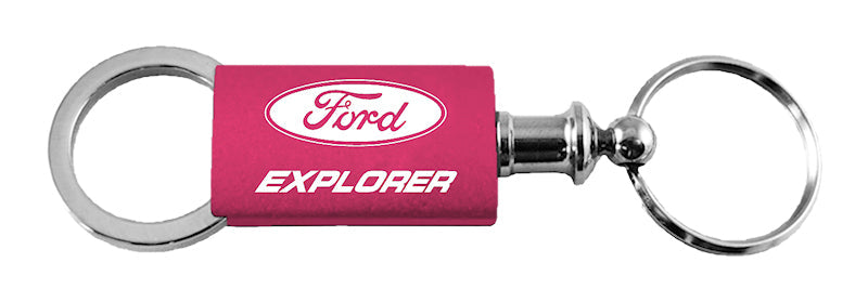Ford Explorer Anodized Aluminum Valet Key Chain Fob - Official Licensed