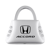 Honda Accord Jeweled Purse Key Chain Fob - Silver - Official Licensed