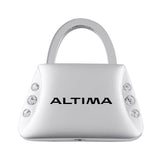 Nissan Altima Jeweled Purse Key Chain Fob - Silver - Official Licensed