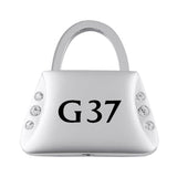 Infiniti G37 Jeweled Purse Key Chain Fob - Silver - Official Licensed