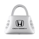 Honda Odyssey Jeweled Purse Key Chain Fob - Silver - Official Licensed