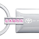 Toyota Camry Jeweled Rectangular Key Chain Fob - Official Licensed