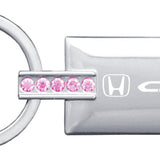 Honda CR-V Jeweled Rectangular Key Chain Fob - Official Licensed