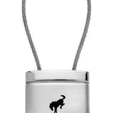 Ford Bronco 2020 Satin-Chrome Cable Key Chain Fob - Silver - Official Licensed