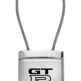 Nissan GTR Satin-Chrome Cable Key Chain Fob - Silver - Official Licensed