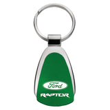 Ford Raptor Teardrop Key Chain Fob - Green - Official Licensed