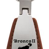 Ford Bronco II Leather Teardrop Key Chain Fob - Official Licensed
