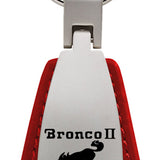 Ford Bronco II Leather Teardrop Key Chain Fob - Official Licensed
