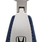 Honda CR-Z Leather Teardrop Key Chain Fob - Blue - Official Licensed