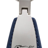 Ford Mustang Leather Teardrop Key Chain Fob - Official Licensed