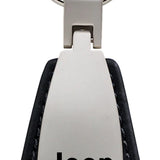 Jeep Rubicon Leather Teardrop Key Chain Fob - Official Licensed