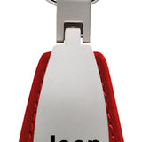 Jeep Rubicon Leather Teardrop Key Chain Fob - Official Licensed