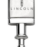 Lincoln Satin-Chrome Valet Key Chain Fob - Silver - Official Licensed