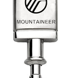 Mercury Mountaineer Satin-Chrome Valet Key Chain Fob - Silver - Official Licensed