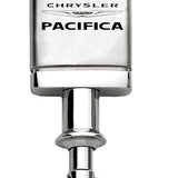 Chrysler Pacifica Satin-Chrome Valet Key Chain Fob - Silver - Official Licensed