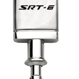 Dodge SRT-6 Satin-Chrome Valet Key Chain Fob - Silver - Official Licensed