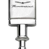 Ford Thunderbird Satin-Chrome Valet Key Chain Fob - Silver - Official Licensed