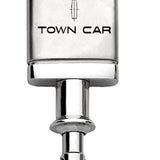 Lincoln Town Car Satin-Chrome Valet Key Chain Fob - Silver - Official Licensed