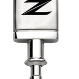 Nissan Z (New) Satin-Chrome Valet Key Chain Fob - Silver - Official Licensed