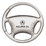 Acura CL Steering Wheel Key Chain Fob - Silver - Official Licensed