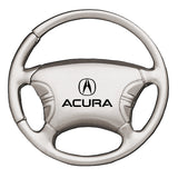 Acura Steering Wheel Key Chain Fob - Silver - Official Licensed