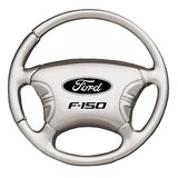 Ford F-150 Steering Wheel Key Chain Fob - Silver - Official Licensed