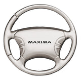 Nissan Maxima Steering Wheel Key Chain Fob - Silver - Official Licensed